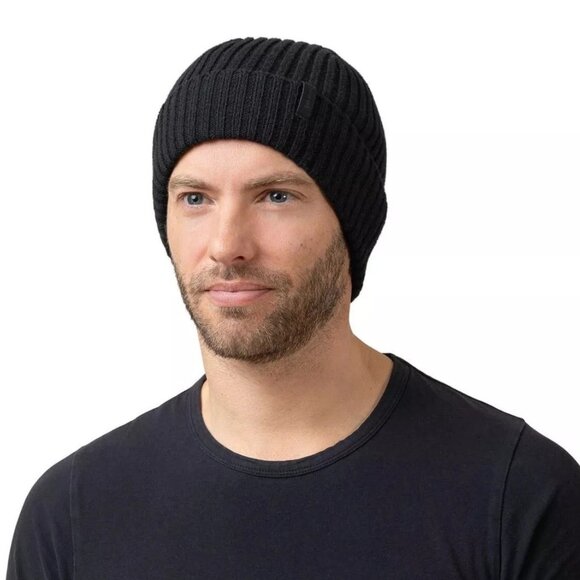 Bula Merino Wool Blend Beanies Gray Black One Size 2-Pack - Picture 6 of 6